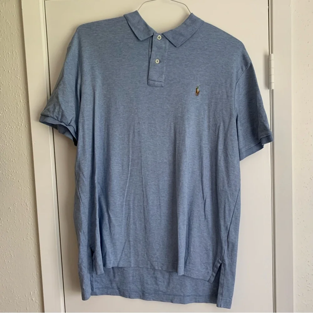 Ralph Lauren Light Blue Polo Shirt - Picture 1 of 4